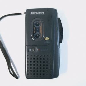 Genexxa VOX Micro-17 Vintage Cassette Voice Recorder Tape 14-1178